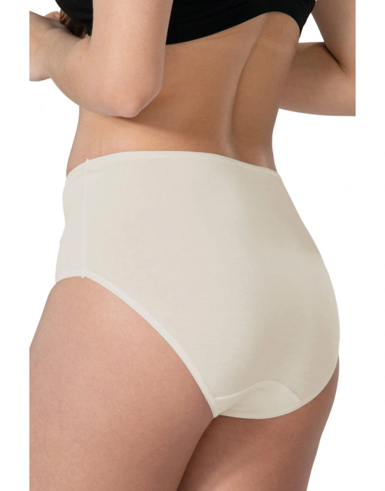 TEN MI Emay 1445 Modal Cotton Yüksekbel Dantelli Külot