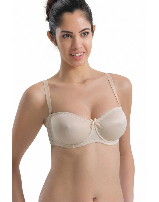 TEN MI Emay 159 C Balenli Straplez Toparlayıcı Sütyen