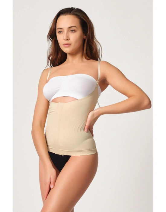 TEN MI Emay 2030 Agraflı Göğsü Açık Atlet Korse