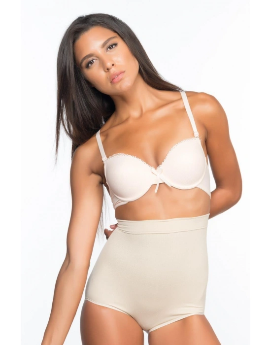 TEN MI Emay 2057 Yüksek Bel Masajlı Slip Korse