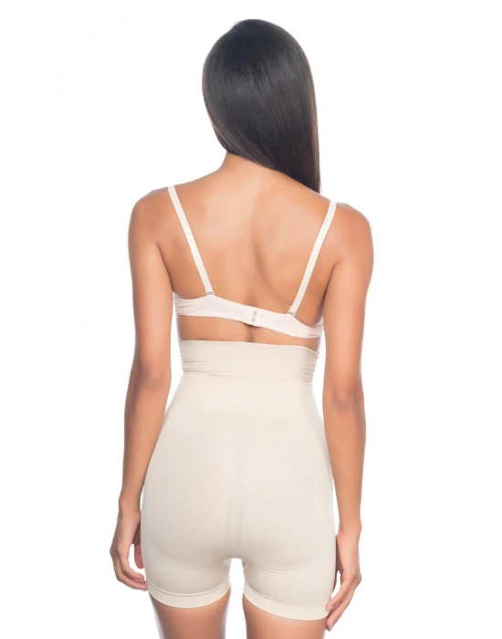 TEN MI Emay 2075 Yüksek Bel Desenli Double Kısa Paça Korse