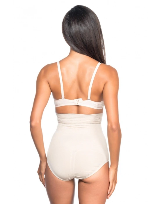 TEN MI Emay 2079 Yüksek Bel Desenli Double Slip Korse