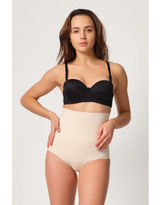 TEN MI Emay 2708 Lazer Yüksek Bel Kesim Slip Korse