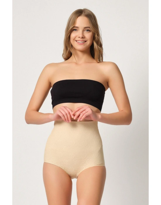 TEN MI Emay 2842 Lazer Dantelli Slip Korse