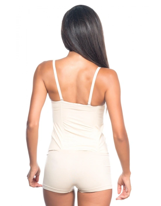 TEN MI Emay 2865 Agraflı Balen Destekli Lazer Bel Korse