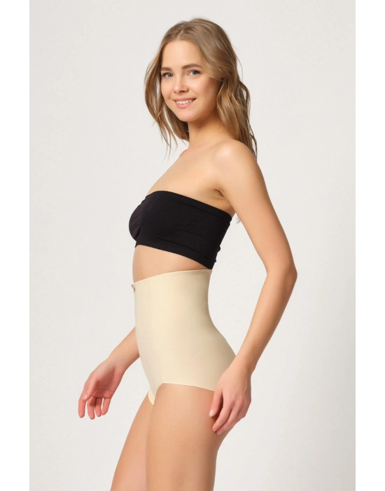 TEN MI Emay 2920 Yüksek Bel Karın Desteklı Slip Lazer Korse