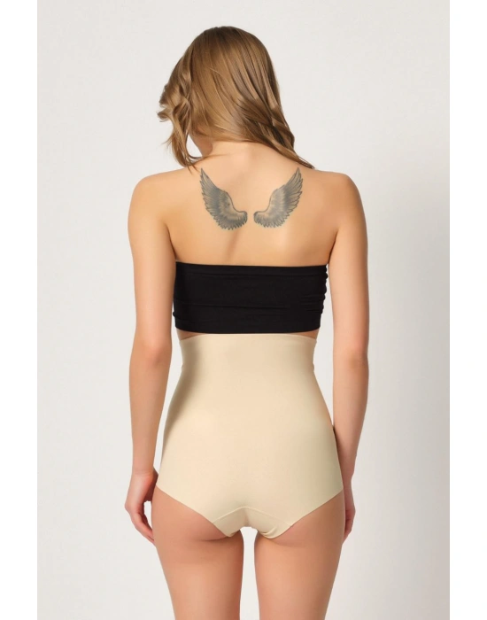 TEN MI Emay 2920 Yüksek Bel Karın Desteklı Slip Lazer Korse