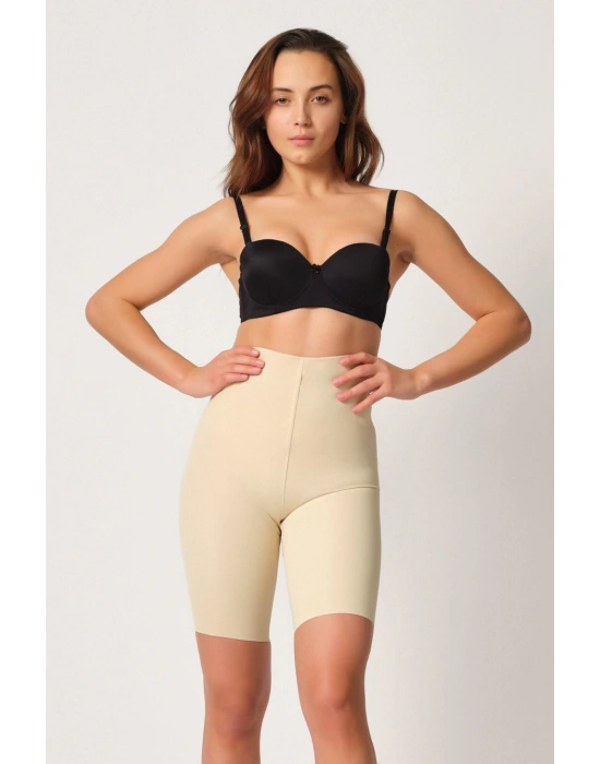 TEN MI Emay 2927 Bel Dekolteli Balenli Paçalı Lazer Korse