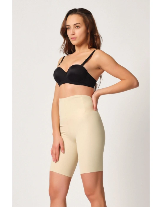 TEN MI Emay 2927 Bel Dekolteli Balenli Paçalı Lazer Korse