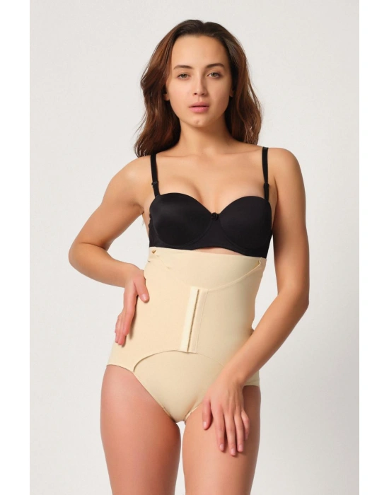 TEN MI Emay 2932 Double Karın Agraf Destekli Slip Lazer Korse