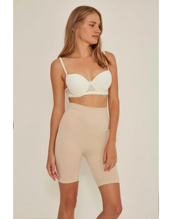 TEN MI Emay 3005 Soft Uzun Paçalı Boxer Korse