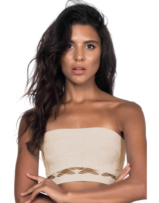 TEN MI Emay 4050 Double Örgü Toparlayıcı Straplez Büstiyer