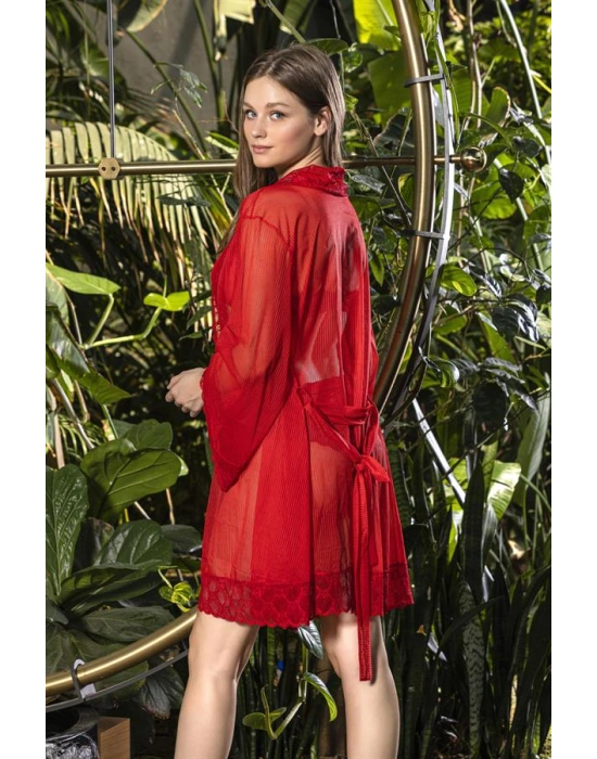 TRANSPARAN MİNİ BOY SABAHLIK KIRMIZI (MGP11340)