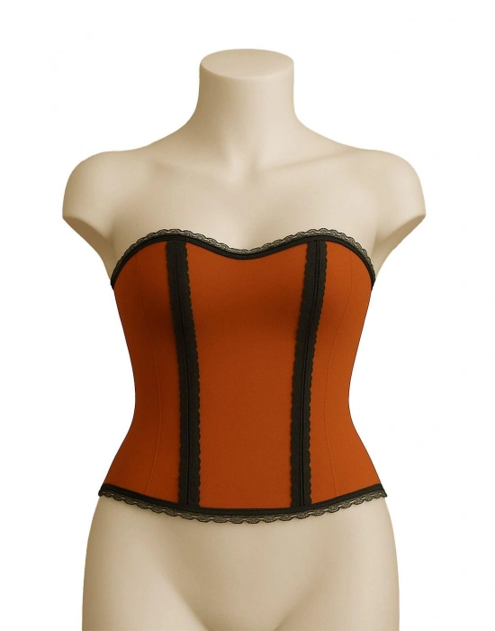 TURUNCU MI Emay 9155 F Fırfırlı Terletici Büstiyer