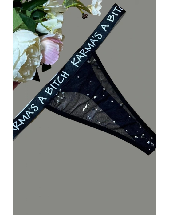 Yazılı String Külot Sexi 81900