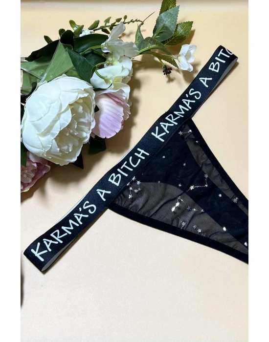 Yazılı String Külot Sexi 81900