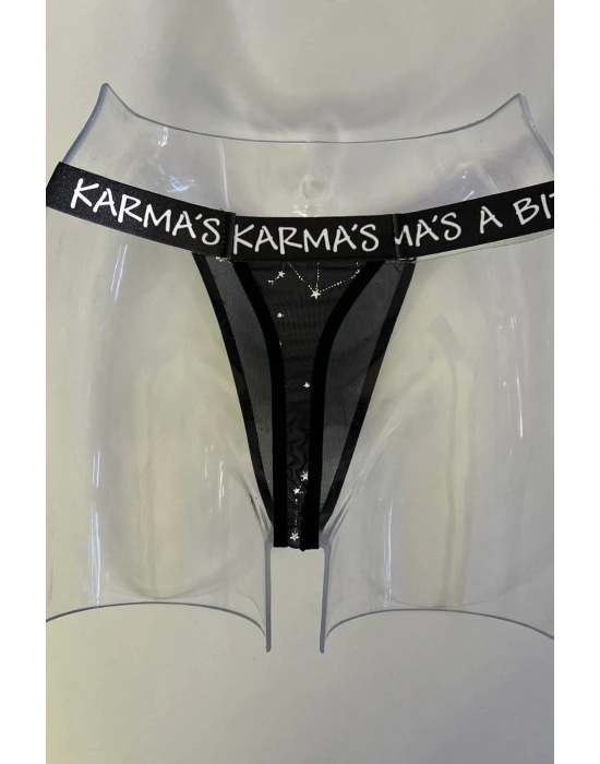 Yazılı String Külot Sexi 81900