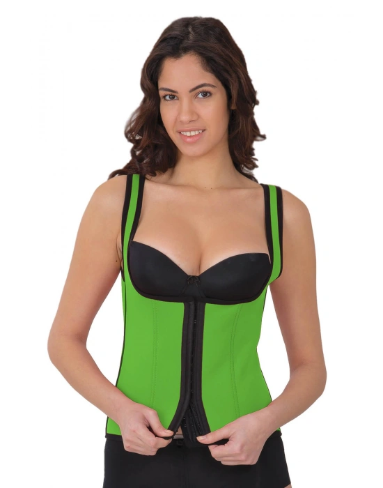 YEŞİL MI 9173 Agraflı Göğsü Açık Atlet Korse