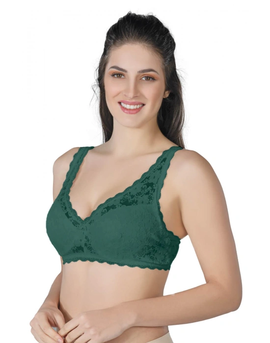 YEŞİL MI Emay 188 C Pedli Dantelli Telli Toparlayıcı Sütyen