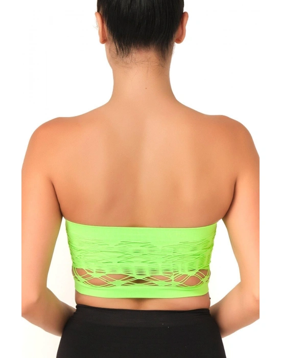 YEŞİL MI Emay 4050 Double Örgü Toparlayıcı Straplez Büstiyer