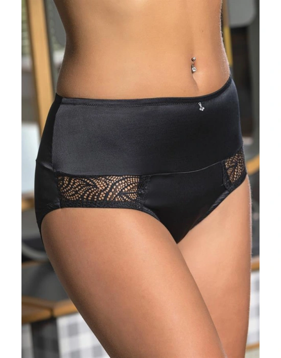 YÜKSEK BEL SLİP KÜLOT SİYAH (MGP21173)