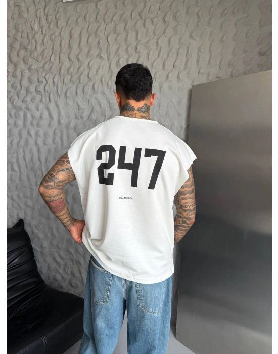 247 Sıfır Kol Tshırt