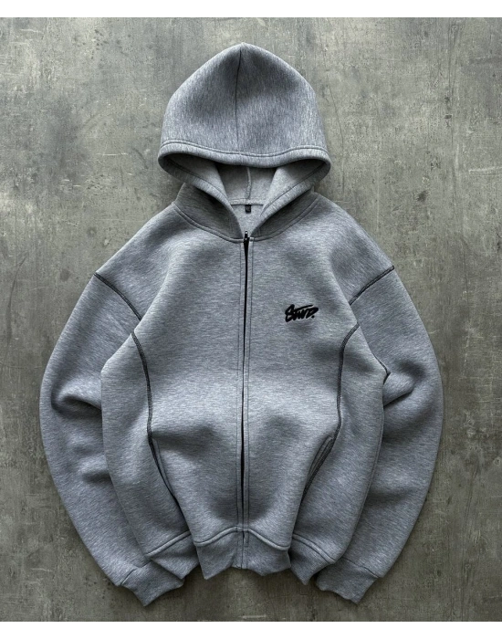 SWD Unisex Kapüşonlu Hırka