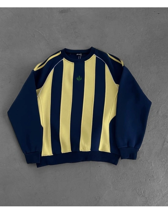 Parçalı Unisex Taraftar Sweatshirt