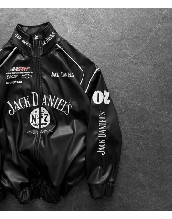 Tasarım Unisex Deri Ceket