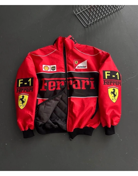 FRR Kırmızı Unisex Bomber Ceket