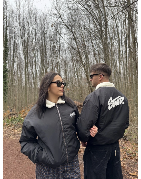 Swd Kürklü Unisex Bomber Ceket