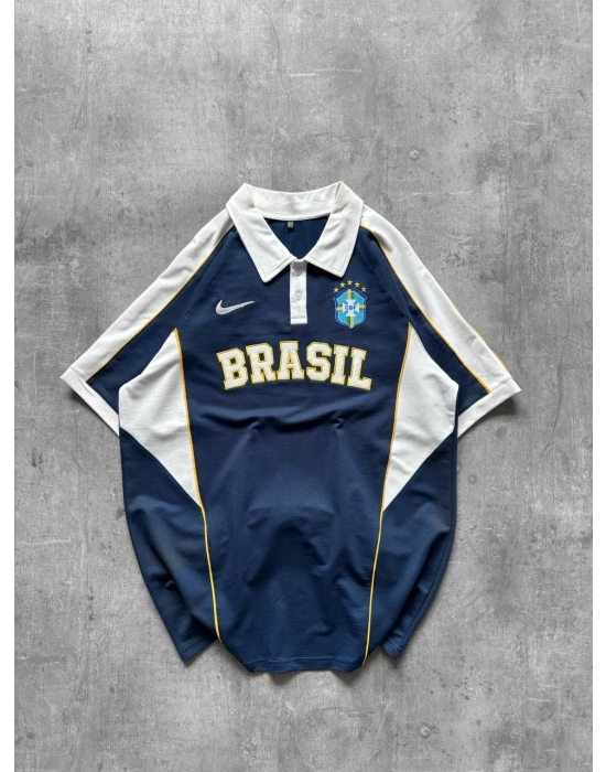 BRZ Polo Yaka Unisex Tshirt Lacivert