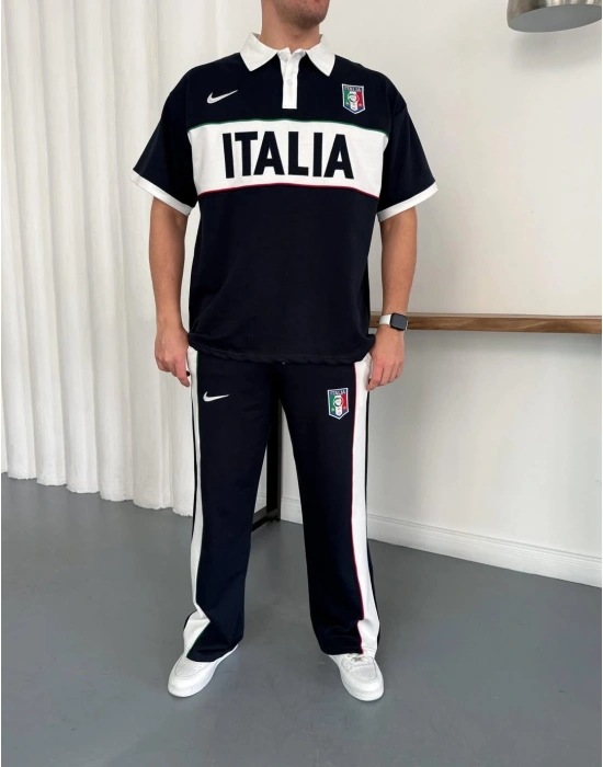İtaly Unisex Eşofman Takımı Lacivert