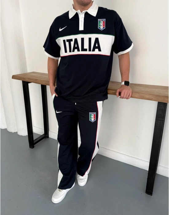 İtaly Unisex Eşofman Takımı Lacivert