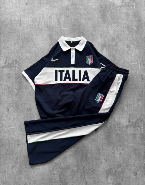 İtaly Unisex Eşofman Takımı Lacivert