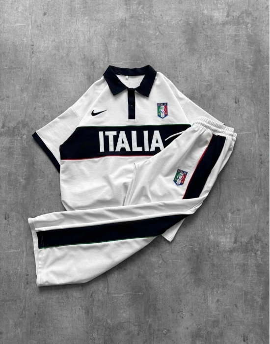 İtaly Unisex Eşofman Takımı Beyaz