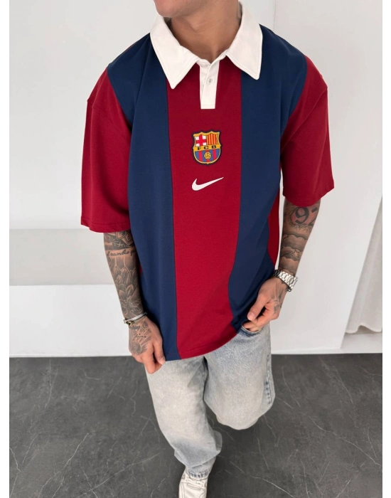 Fcb Polo Yaka Unisex Tshirt