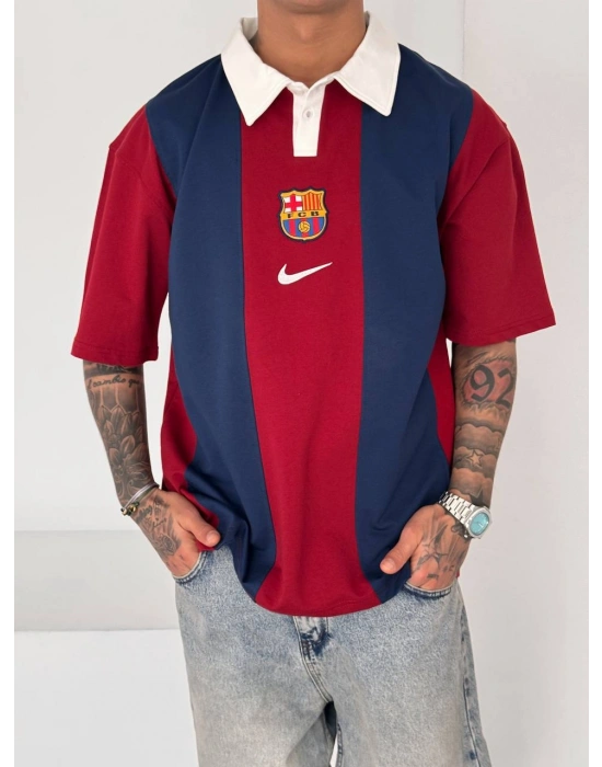 Fcb Polo Yaka Unisex Tshirt