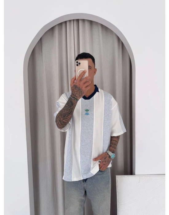 JS Polo Yaka Unisex Tshirt Gri