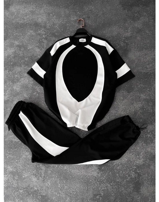 Parçalı Eşofman Takım Siyah