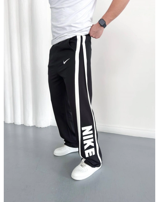 Bol Paça Baggy Eşofman Siyah