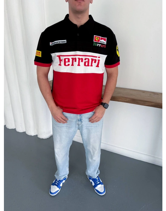 FRR Polo Yaka Tshirt Kırmızı