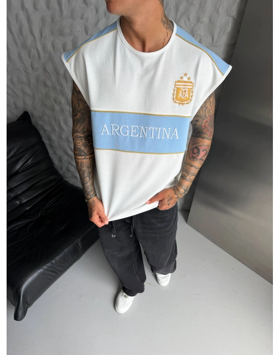 Argentına Sıfır Kol Tshırt