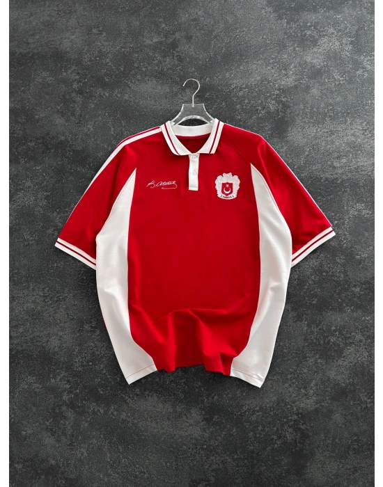 Bozkurt Detay Oversize Polo Yaka
