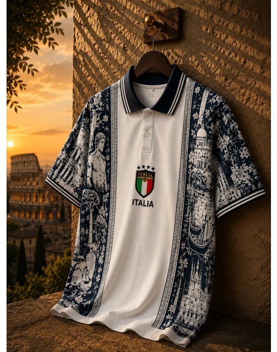 İTALY UNİSEX POLO YAKA TSHİRT