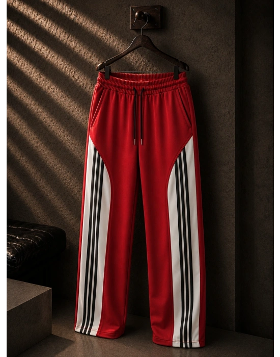 ÜÇ ÇİZGİLİ BAGGY ADD EŞOFMAN