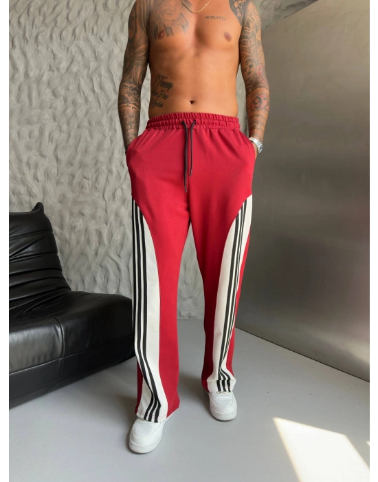 ÜÇ ÇİZGİLİ BAGGY ADD EŞOFMAN