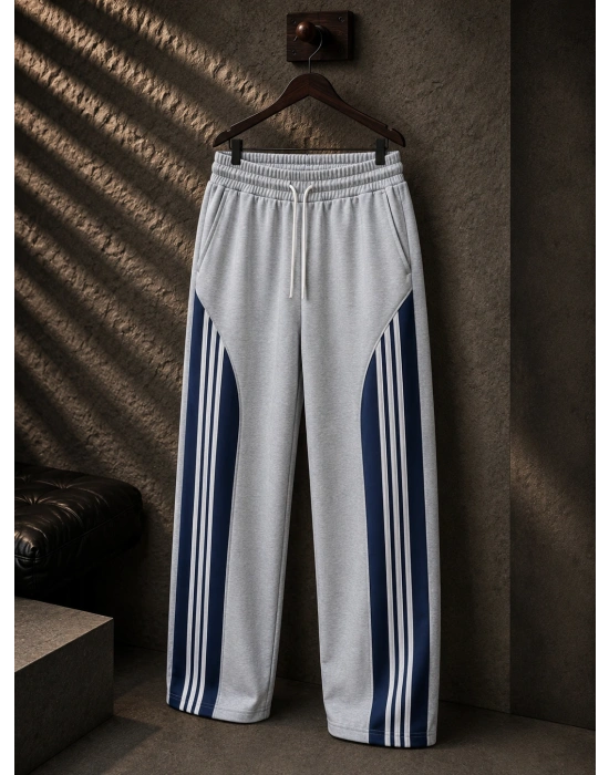 ÜÇ ÇİZGİLİ BAGGY ADD EŞOFMAN