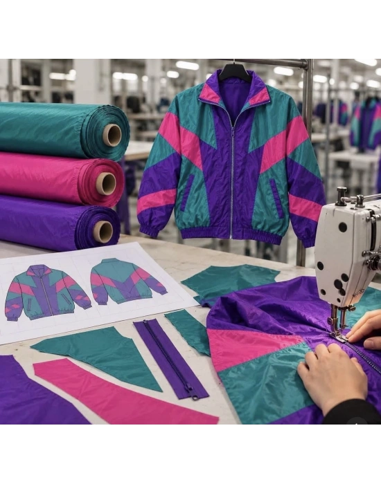 80 LER UNİSEX RETRO BOMBER CEKET