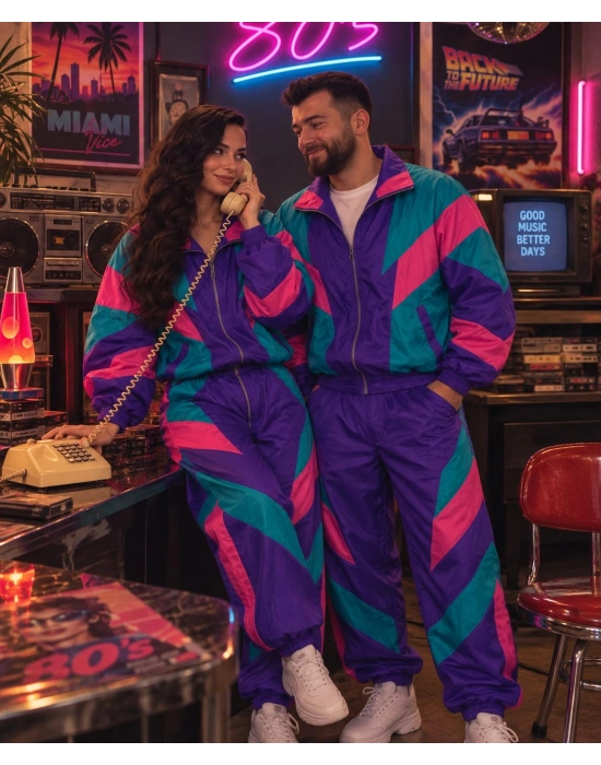 80 LER UNİSEX RETRO EŞOFMAN TAKIMI